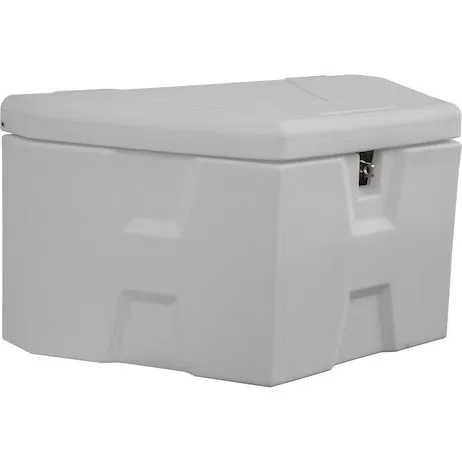 1701679 – BUYERS PROD Tool Box, Trailer Tongue Box Single Lid White High Density Polyethylene 36 Inch Width x 17.90 I...